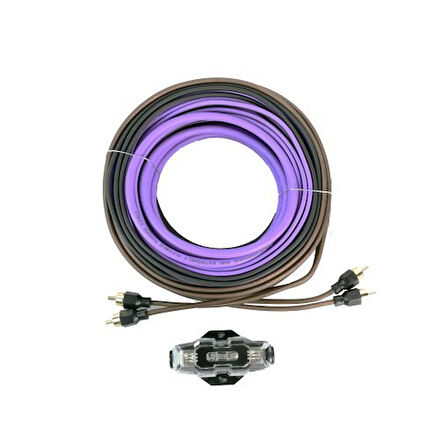 Reiss Audio 8GA OFC Amfi Kablo Seti Yeni Seri Kaliteli – RS-AWG87 Tam Bakır Profesyonel Anfi Kablosu Seti 8GA