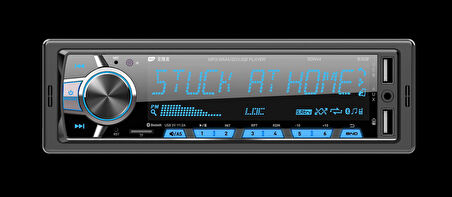 Edison ED-BT300 Oto Teyp MP3 Çalar/FM Radyo/USB/AUX/SD/BT/2 Amfi Çıkışlı/4*50W/APP Kontrol/Kumanda