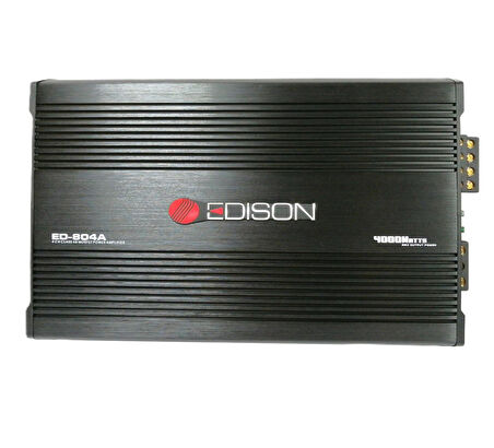 Edison ED-804A 4 Kanal AB Klas Mosfet Amfi 4*80W RMS