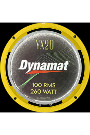 Dynamat XY20 20 Cm Midrange 260W Maksimum 100W RMS 