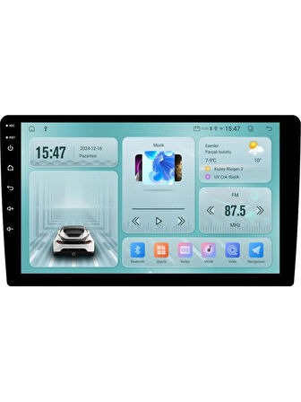 Newfron NF-Z901 Android Ekran Multimedya 9" 4+32gb 4 Çekirdek Android 13