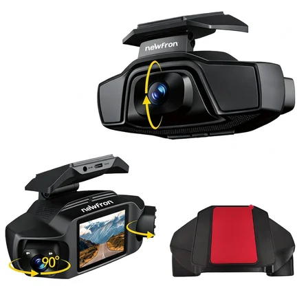 NEWFRON NF-GT810 Araç İçi Kamerası 2.4 İnç Dvr 4 Kameralı G-Sensörü