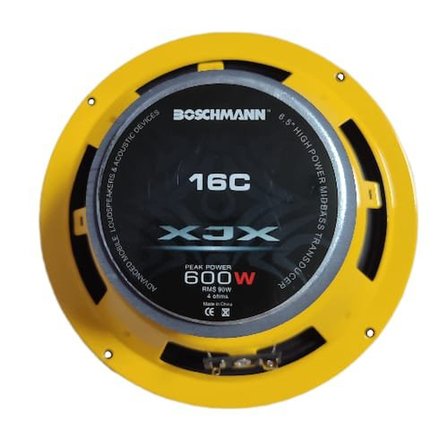 Boschmann XJX Seri 16C Midrange 16 Cm 600W Maksimum 90W RMS Profesyonel Midrange Hoparlör Takımı