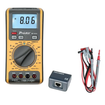 PROSKİT MT-1610 Multimetre Ölçü Aleti Dijital