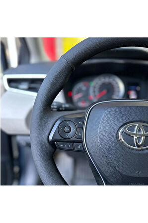 Toyota Uyumlu Corolla 2019 2022 Dikmeli Direksiyon Kılıfı Arac Özel Ürün
