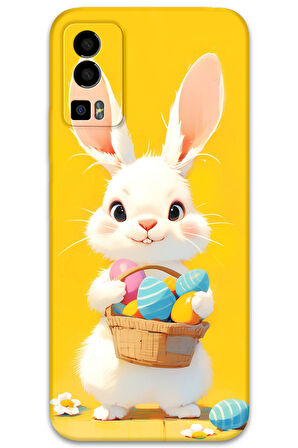 GM 23 Uyumlu Tavşan Desenli Telefon Kılıfı + Ekran Koruyucu - 5806