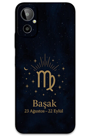 GM 23 SE Uyumlu Başak Burcu Desenli Telefon Kılıfı + Ekran Koruyucu - 5773