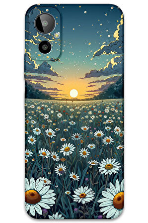 GM 23 SE Uyumlu Çiçek Desenli Telefon Kılıfı + Ekran Koruyucu - 5792