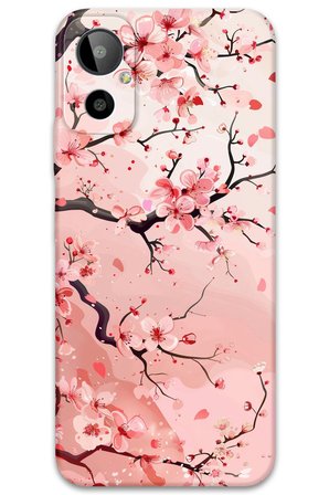 GM 23 SE Uyumlu Çiçek Desenli Telefon Kılıfı + Ekran Koruyucu - 5805