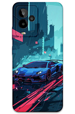 GM 24 Pro Uyumlu Araba Desenli Telefon Kılıfı + Ekran Koruyucu - 5763