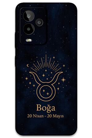 GM 24 Pro Uyumlu Boğa Burcu Desenli Telefon Kılıfı + Ekran Koruyucu - 5769