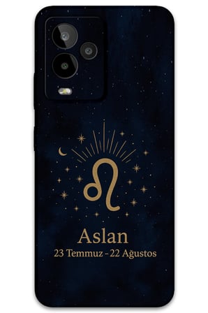 GM 24 Pro Uyumlu Aslan Burcu Desenli Telefon Kılıfı + Ekran Koruyucu - 5772