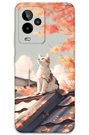 GM 24 Pro Uyumlu Kedi Desenli Telefon Kılıfı + Ekran Koruyucu - 5784