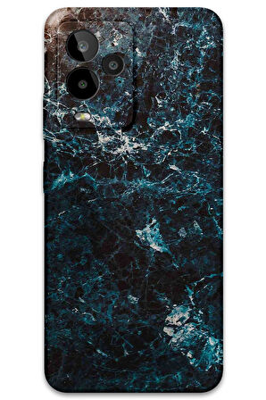 GM 24 Pro Uyumlu Mermer Desenli Telefon Kılıfı + Ekran Koruyucu - 5819