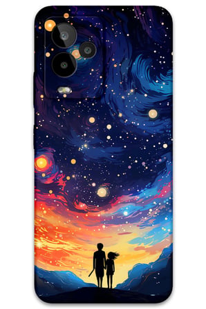 GM 24 Pro Uyumlu Uzay Desenli Telefon Kılıfı + Ekran Koruyucu - 5863