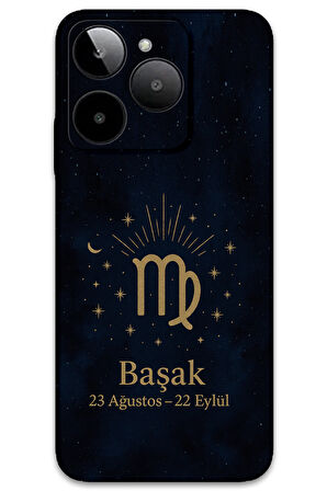 GM Era 30 Uyumlu Başak Burcu Desenli Telefon Kılıfı + Ekran Koruyucu - 5773