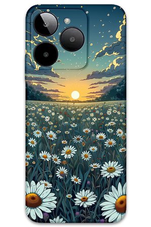 GM Era 30 Uyumlu Çiçek Desenli Telefon Kılıfı + Ekran Koruyucu - 5792