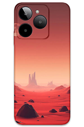 GM Era 30 Uyumlu Uzay Desenli Telefon Kılıfı + Ekran Koruyucu - 5859