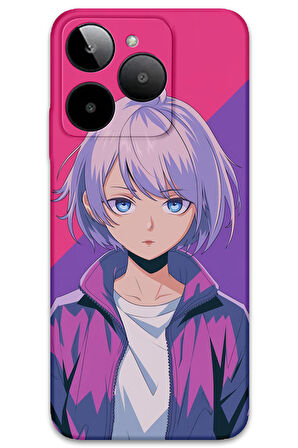 GM Era 50 Uyumlu Anime Desenli Telefon Kılıfı + Ekran Koruyucu - 5742