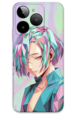GM Era 50 Uyumlu Anime Desenli Telefon Kılıfı + Ekran Koruyucu - 5743
