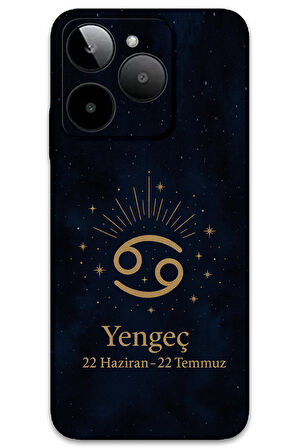 GM Era 50 Uyumlu Yengeç Burcu Desenli Telefon Kılıfı + Ekran Koruyucu - 5771
