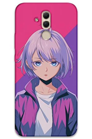 Huawei Mate 20 Lite Uyumlu Anime Desenli Telefon Kılıfı + Ekran Koruyucu - 5742