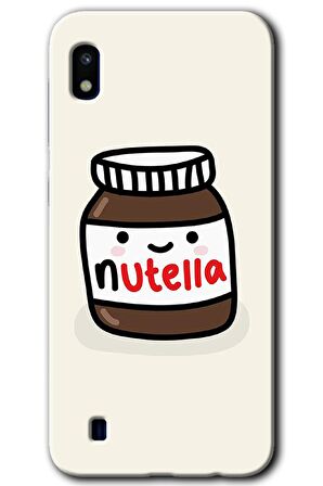 Galaxy A10 Kılıf HD Desen Baskılı Arka Kapak - Nutella Aşkım 