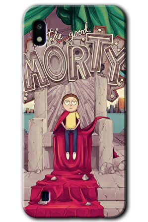 Galaxy A10 Kılıf HD Desen Baskılı Arka Kapak - Morty 