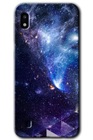 Galaxy A10 Kılıf HD Desen Baskılı Arka Kapak - Galaksi 