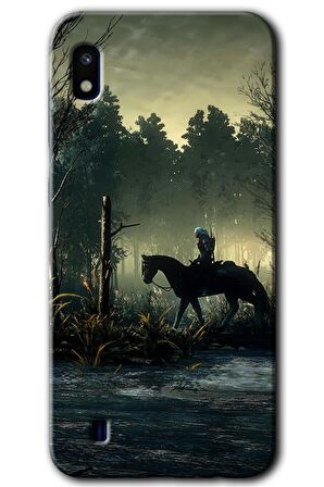Galaxy A10 Kılıf HD Desen Baskılı Arka Kapak - Savaşçı 