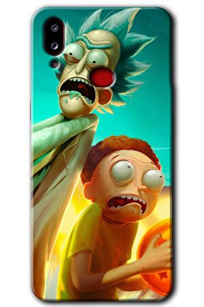 Galaxy A10s Kılıf HD Desen Baskılı Arka Kapak - Rick Morty 