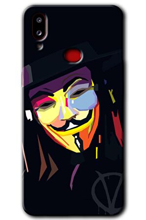 Galaxy A10s Kılıf HD Desen Baskılı Arka Kapak - Vendetta 