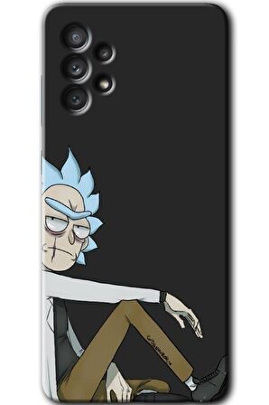 Galaxy A13 Kılıf HD Desen Baskılı Arka Kapak - Rick 