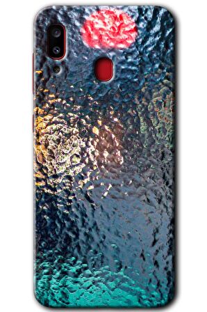 Galaxy A20 Kılıf HD Desen Baskılı Arka Kapak - Blur Cam 
