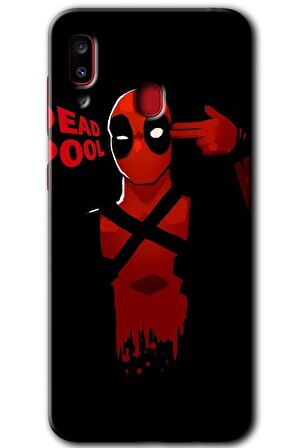 Galaxy A20 Kılıf HD Desen Baskılı Arka Kapak - DeadPool 4 
