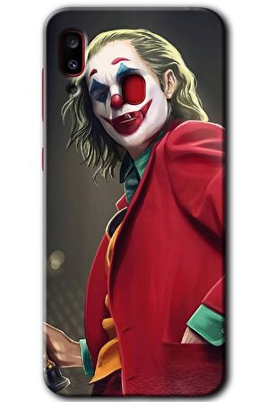 Galaxy A20 Kılıf HD Desen Baskılı Arka Kapak - Reel Joker 