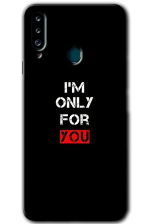 Galaxy A20s Kılıf HD Desen Baskılı Arka Kapak - For You 