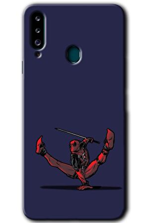 Galaxy A20s Kılıf HD Desen Baskılı Arka Kapak - DeadPool 3 
