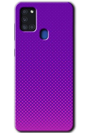 Galaxy A21s Kılıf HD Desen Baskılı Arka Kapak - Semantic 