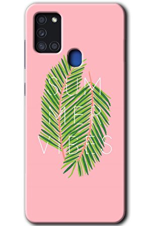 Galaxy A21s Kılıf HD Desen Baskılı Arka Kapak - Summer Vibes 