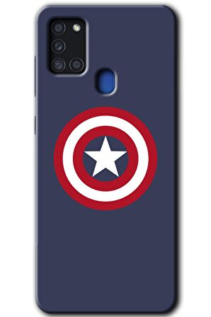 Galaxy A21s Kılıf HD Desen Baskılı Arka Kapak - Captain! 
