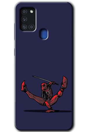 Galaxy A21s Kılıf HD Desen Baskılı Arka Kapak - DeadPool 3 