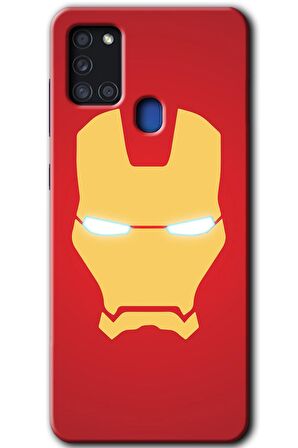 Galaxy A21s Kılıf HD Desen Baskılı Arka Kapak - İronMan 