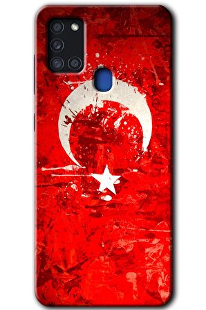 Galaxy A21s Kılıf HD Desen Baskılı Arka Kapak - Albayrak 2 