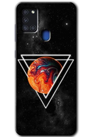 Galaxy A21s Kılıf HD Desen Baskılı Arka Kapak - Kızıl Gezegen 