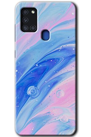 Galaxy A21s Kılıf HD Desen Baskılı Arka Kapak - Art Design 38 