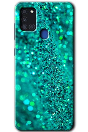 Galaxy A21s Kılıf HD Desen Baskılı Arka Kapak - Diamonds 