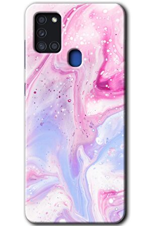 Galaxy A21s Kılıf HD Desen Baskılı Arka Kapak - Kabarmış Leke 