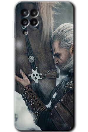Galaxy A22 Kılıf HD Desen Baskılı Arka Kapak - Kadim Dost 