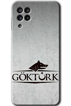 Galaxy A22 Kılıf HD Desen Baskılı Arka Kapak - Göktürk 
